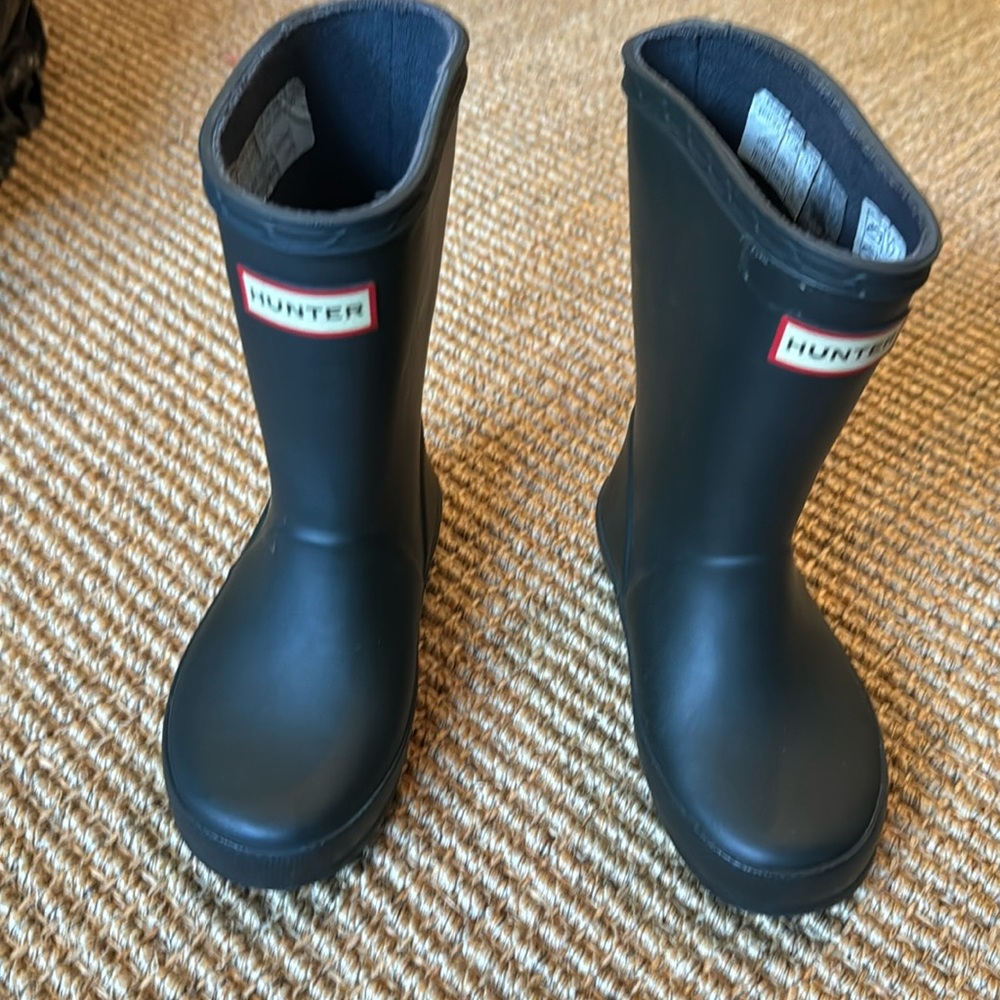 Kids Hunter Rain Boots size 7 toddler